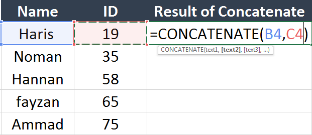 concatenate-1-Top-5-advanced-excel-functions